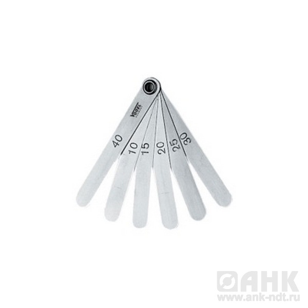 Шаблон Vogel для контроля угла пластин резцов