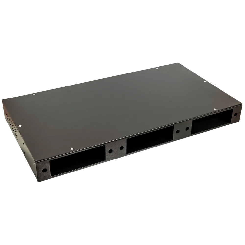 Кросс LANMASTER оптический 19" 1U на 3 адаптерные панели
