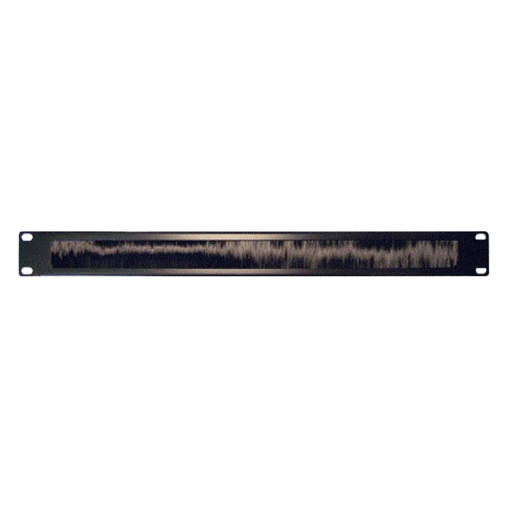 Кабельный органайзер LANMASTER 19" c щеточным вводом, 1U