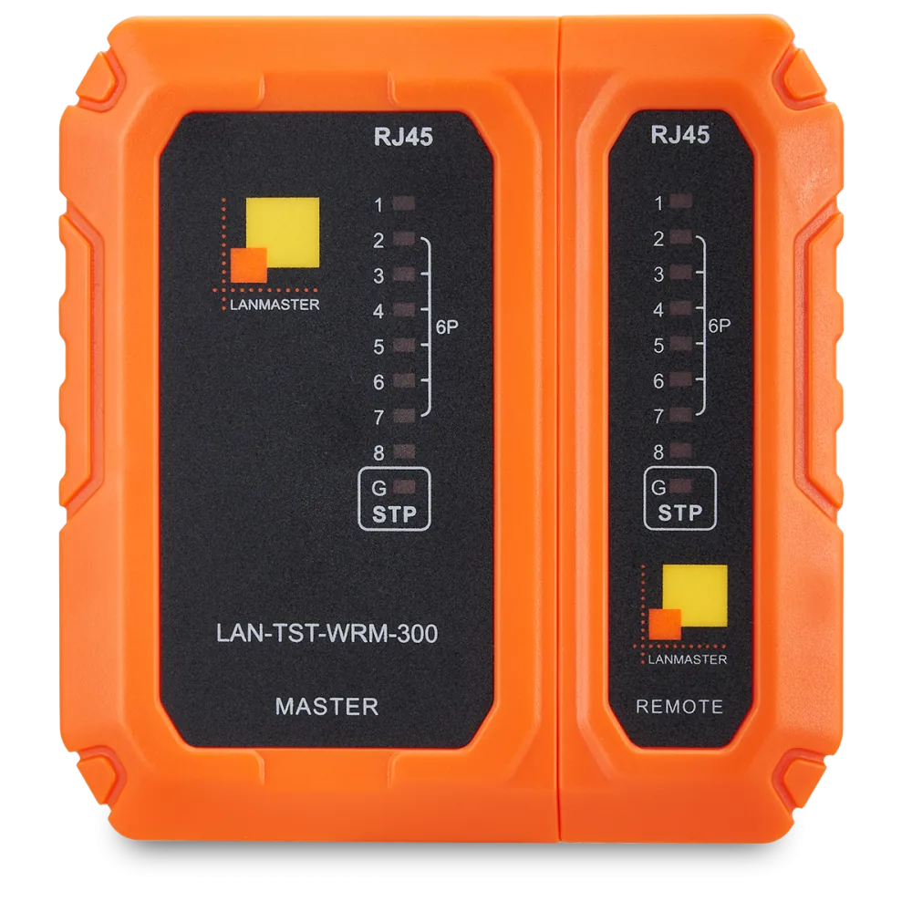 Тестер витой пары с индикаторами LANMASTER