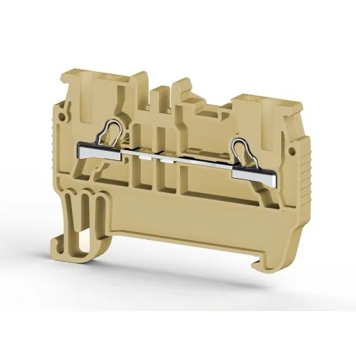 Клеммник пружинный быстрозажимной Push in, 1,5 мм.кв. бежевый KLEMSAN PYK 1,5M 307010