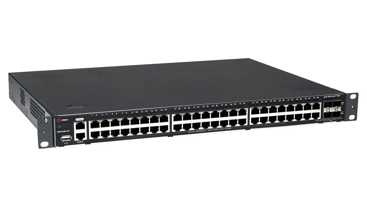 Управляемый стекируемый коммутатор QTECH QSW-6300-52T