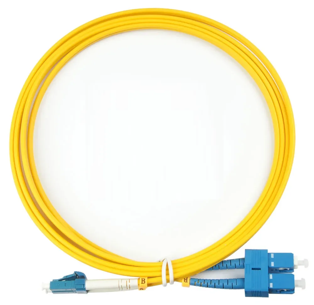 Шнур оптический соединительный QTECH ШО-LC/UPC-SC/UPC-AA3-1.5M