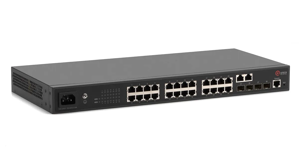Управляемый коммутатор QTECH QSW-3750-28T-AC