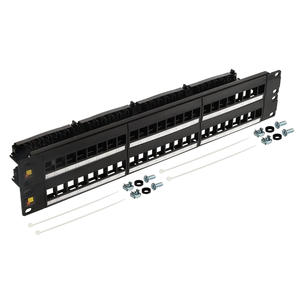 Патч-панель наборная 19" неэкранированная 48 портов 2U LANMASTER