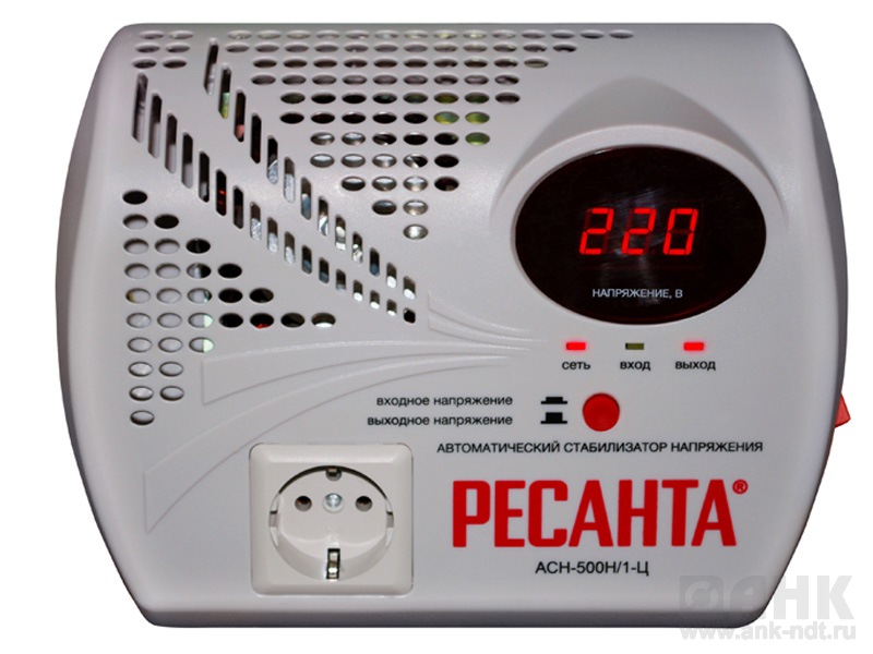 ACH-1000Н2/1-Ц однофазный цифровой настенный стабилизатор
