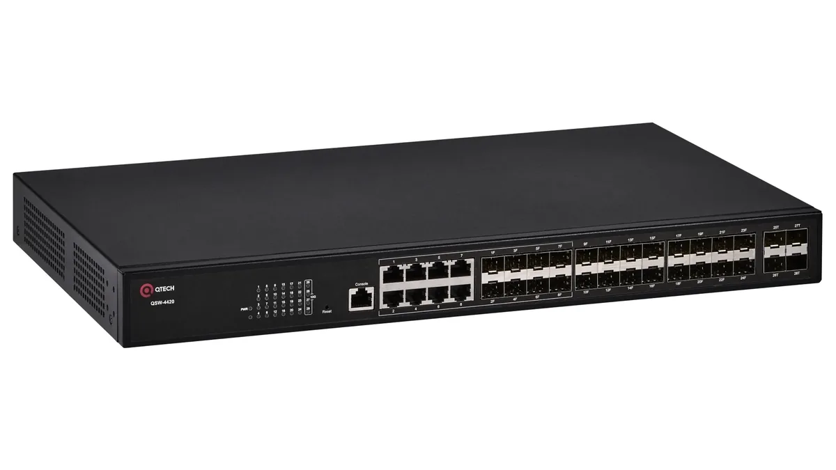 Управляемый коммутатор QTECH QSW-4420-28F-AC-АC