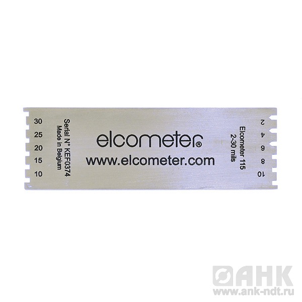 Прямоугольная гребенка Elcometer 115