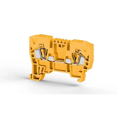 Клеммник пружинный 4 мм.кв. жёлтый KLEMSAN YBK4 306233