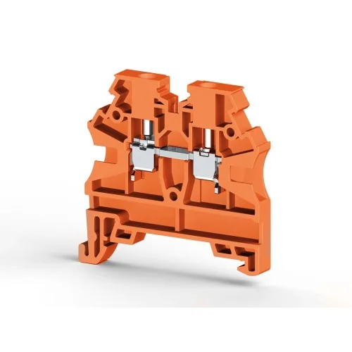 Винтовой клеммник на DIN-рейку 2,5 мм.кв. оранжевый KLEMSAN AVK2,5 RD RP 304207RP