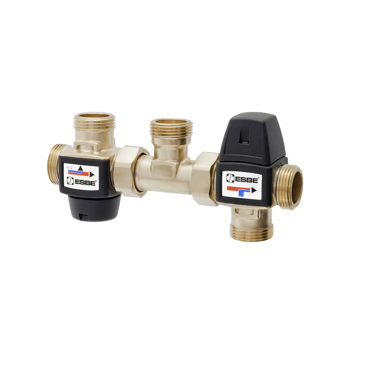 Клапан термостатический комбинированный ESBE VMC322 45 °C, KVS 1,5, G 1