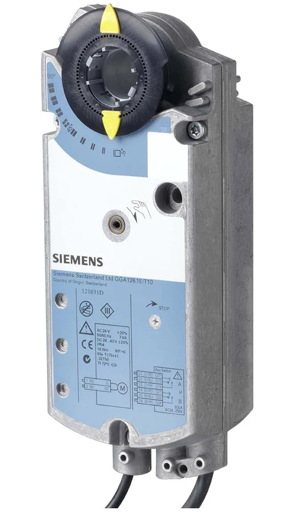 Привод воздушной заслонки Siemens GGA126.1E/T12