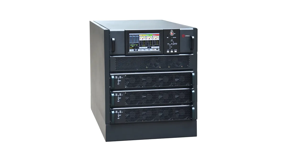 Модульный ИБП QTECH QPS-OLX-RT-45-SKM