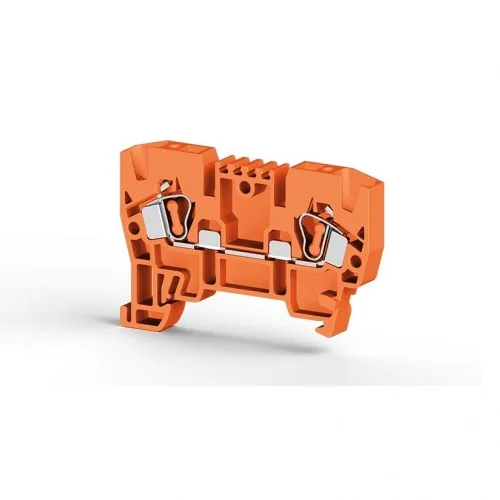 Клеммник пружинный 4 мм.кв. оранжевый KLEMSAN YBK4 306237