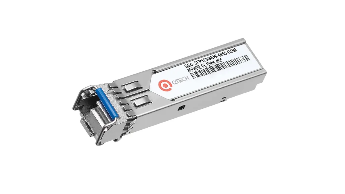Оптический модуль SFP WDM BIDI QTECH QSC-SFP120GEW-4955-DDM