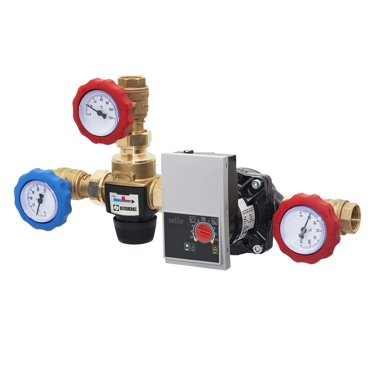 Загружающее смесительное устройство ESBE SFK121 50-70 °C, DN 25, KVS 4,5, G 1
