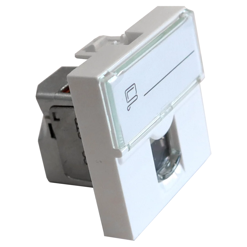 Вставка LANMASTER Mosaic 45x45 RJ-45 STP кат.6