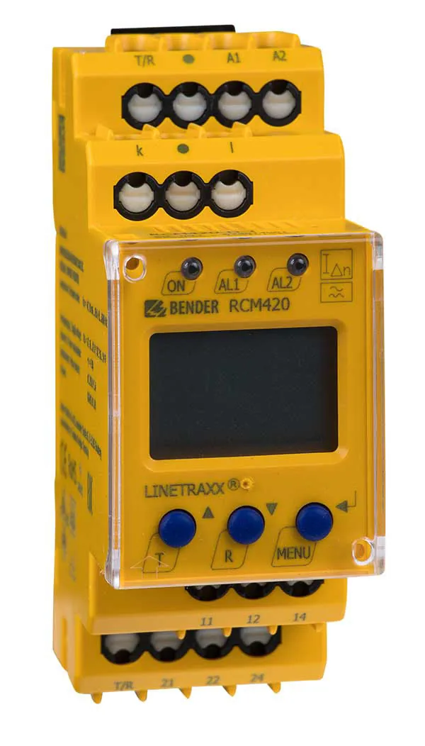 Устройство контроля дифференциальных токов Bender LINETRAXX RCM420-D-1