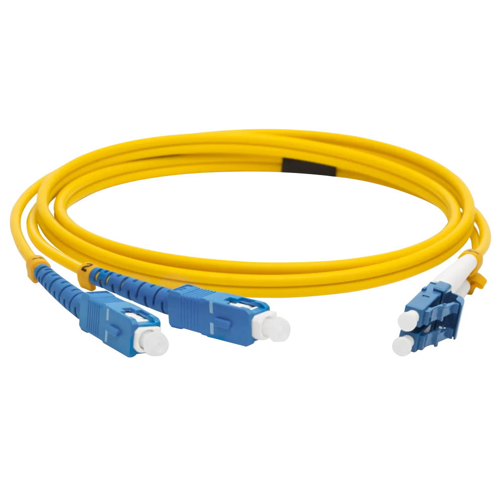 Патч-корд LANMASTER оптический LANMASTER LSZH LC/UPC-FC/UPC SM