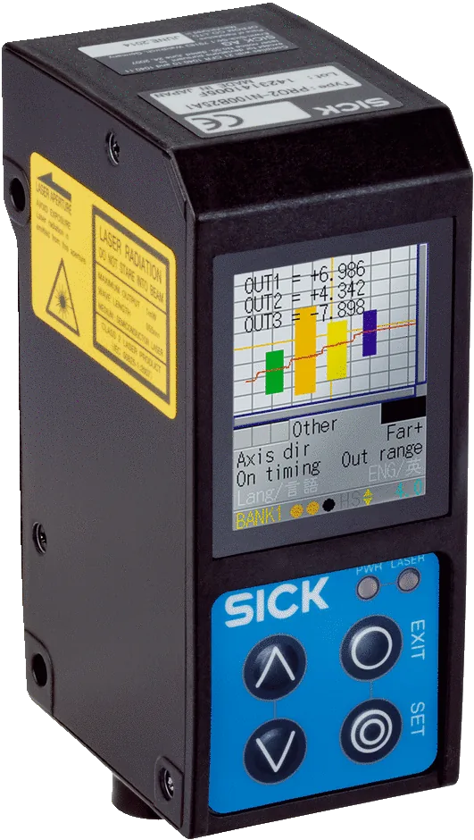 Лазерный датчик расстояния SICK PRO2-N100B25A1