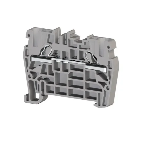 Клеммник пружинный быстрозажимной Push in, 4 мм.кв. серый KLEMSAN PYK4 307119