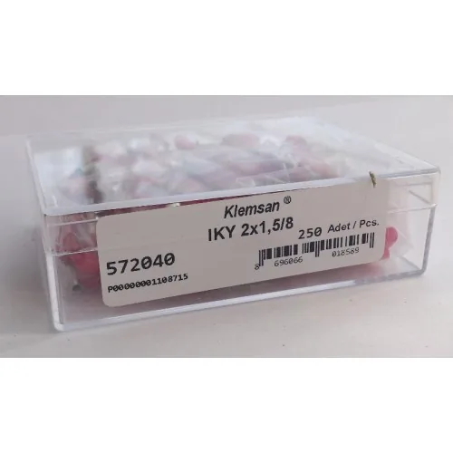 Наконечник изолированный огнестойкий KLEMSAN IKY 2x 1,5-8 572040