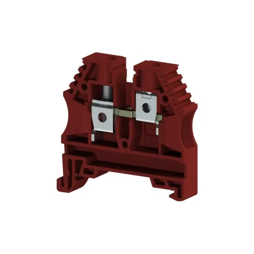 Винтовой клеммник на DIN-рейку 10 мм.кв. красный KLEMSAN AVK10 RP 304154RP